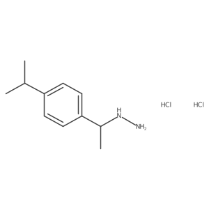 (1-(4-Isopropylphenyl)ethyl)hydrazine dihydrochloride Structure