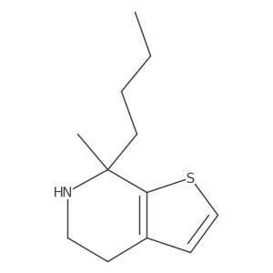 7-butyl-7-methyl-4H,5H,6H,7H-thieno[2,3-c]pyridine Structure