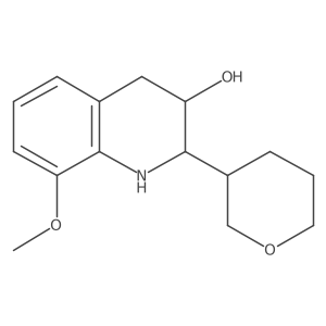 8-Methoxy-2-(oxan-3-yl)-1,2,3,4-tetrahydroquinolin-3-ol Structure