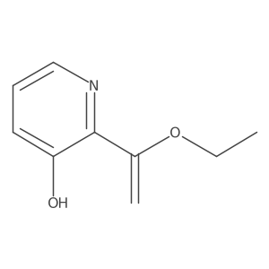2-(1-Ethoxyethenyl)pyridin-3-ol结构式
