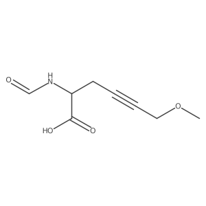 2-Formamido-6-methoxyhex-4-ynoic acid结构式