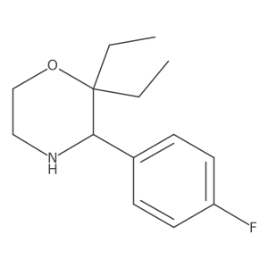 2,2-Diethyl-3-(4-fluorophenyl)morpholine Structure