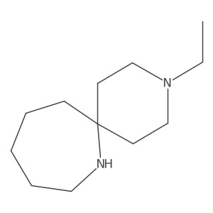 3-Ethyl-3,7-diazaspiro[5.6]dodecane结构式