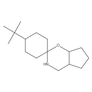 4-tert-butyl-hexahydro-3'H-spiro[cyclohexane-1,2'-cyclopenta[e][1,3]oxazine]结构式