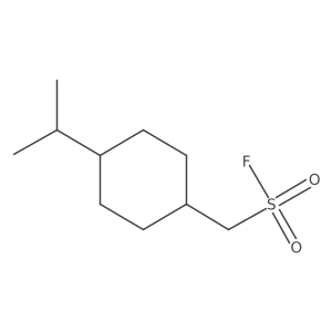 [4-(Propan-2-yl)cyclohexyl]methanesulfonyl fluoride结构式