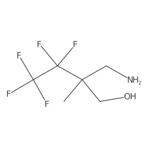 2-(Aminomethyl)-3,3,4,4,4-pentafluoro-2-methylbutan-1-ol Structure