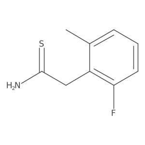 2-(2-Fluoro-6-methylphenyl)ethanethioamide结构式