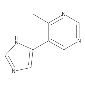 5-(1H-imidazol-4-yl)-4-methylpyrimidine Structure