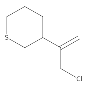 3-(3-Chloroprop-1-en-2-yl)thiane Structure