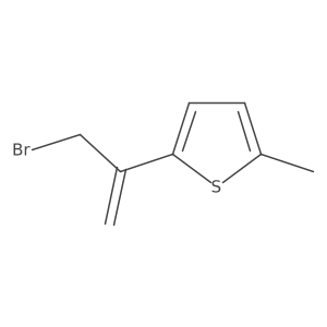 2-(3-Bromoprop-1-en-2-yl)-5-methylthiophene Structure