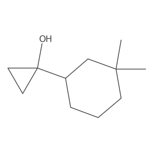 1-(3,3-Dimethylcyclohexyl)cyclopropan-1-ol结构式