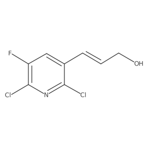3-(2,6-Dichloro-5-fluoropyridin-3-yl)prop-2-en-1-ol Structure