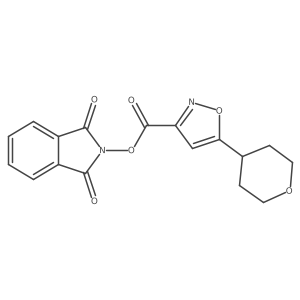 1,3-dioxo-2,3-dihydro-1H-isoindol-2-yl 5-(oxan-4-yl)-1,2-oxazole-3-carboxylate Structure