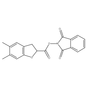 1,3-dioxo-2,3-dihydro-1H-isoindol-2-yl 5,6-dimethyl-2,3-dihydro-1-benzofuran-2-carboxylate Structure