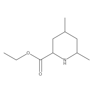 Ethyl (2S,4R,6S)-4,6-dimethylpiperidine-2-carboxylate Structure