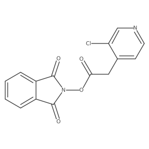 1,3-dioxo-2,3-dihydro-1H-isoindol-2-yl 2-(3-chloropyridin-4-yl)acetate Structure