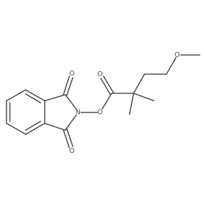 1,3-dioxo-2,3-dihydro-1H-isoindol-2-yl 4-methoxy-2,2-dimethylbutanoate结构式