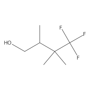 4,4,4-Trifluoro-2,3,3-trimethylbutan-1-ol结构式