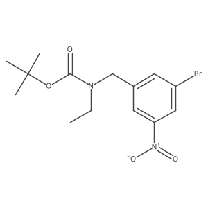 (3-Bromo-5-nitrobenzyl)-ethylcarbamic acid tert-butyl ester Structure