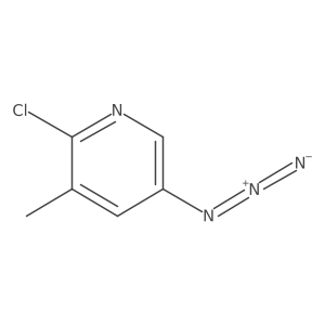 5-Azido-2-chloro-3-methylpyridine Structure