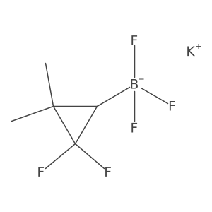 Potassium (2,2-difluoro-3,3-dimethylcyclopropyl)trifluoroborate Structure