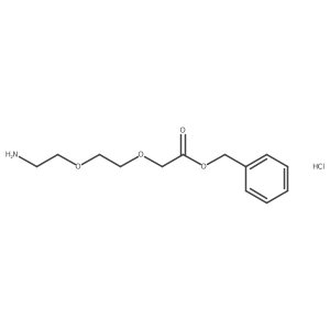 Benzyl 2-(2-(2-aminoethoxy)ethoxy)acetate hydrochloride Structure