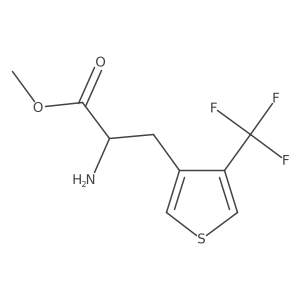 Methyl 2-amino-3-[4-(trifluoromethyl)thiophen-3-yl]propanoate Structure