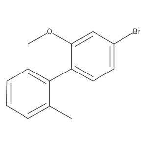 4-Bromo-2-methoxy-2'-methyl-1,1'-biphenyl Structure