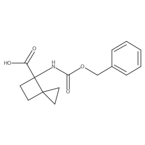 4-{[(Benzyloxy)carbonyl]amino}spiro[2.3]hexane-4-carboxylic acid Structure