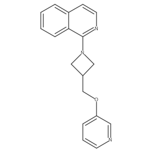 1-{3-[(Pyridin-3-yloxy)methyl]azetidin-1-yl}isoquinoline Structure