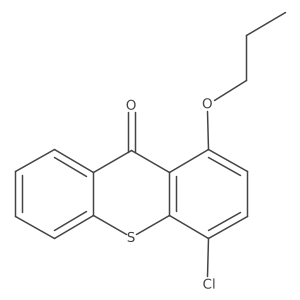 4-Chloro-1-propoxy-9H-thioxanthen-9-one结构式