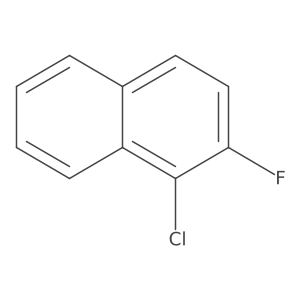 1-Chloro-2-fluoronaphthalene结构式
