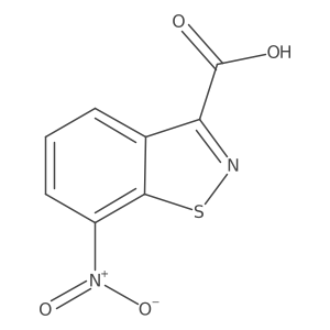 7-Nitro-1,2-benzisothiazole-3-carboxylic acid结构式