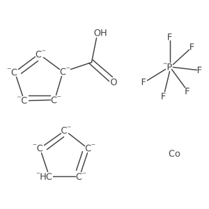 1-Carboxy-cobaltocenium hexafluorophosphate Structure