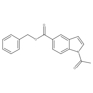 benzyl 1-acetyl-1H-indole-5-carboxylate Structure