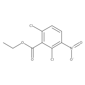 Ethyl 2,6-dichloro-3-nitrobenzoate结构式