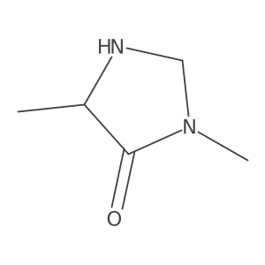 1,4-Dimethyl-5-imidazolidinone Structure