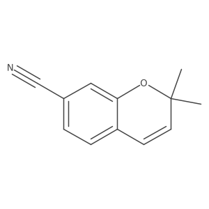 2,2-Dimethyl-2H-1-benzopyran-7-carbonitrile Structure