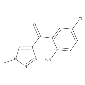 (2-Amino-5-chloro-phenyl)-(1-methyl-[1,2,3]triazol-4-yl)methanone Structure