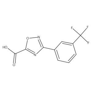 3-[3-(Trifluoromethyl)phenyl]-1,2,4-oxadiazole-5-carboxylic acid Structure