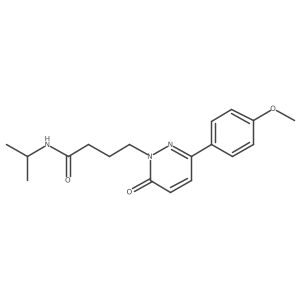 N-isopropyl-4-(3-(4-methoxyphenyl)-6-oxopyridazin-1(6H)-yl)butanamide Structure