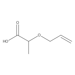 2-(Prop-2-en-1-yloxy)propanoic acid Structure