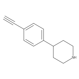 4-(4-Ethynylphenyl)piperidine Structure