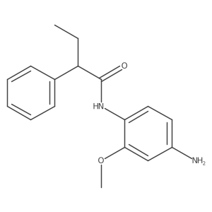 N-(4-Amino-2-methoxyphenyl)-I+/--ethylbenzeneacetamide结构式