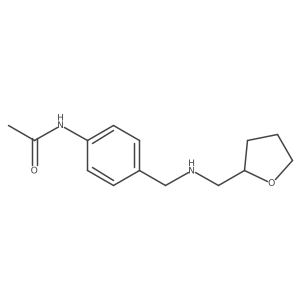 N-[4-({[(oxolan-2-yl)methyl]amino}methyl)phenyl]acetamide Structure