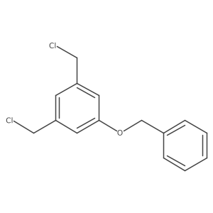 1,3-Bis(chloromethyl)-5-phenylmethoxybenzene结构式