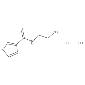 N-(2-aminoethyl)thiazole-4-carboxamide dihydrochloride Structure