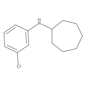 N-(3-chlorophenyl)cycloheptanamine Structure