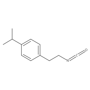 1-(2-Isocyanatoethyl)-4-(propan-2-yl)benzene结构式