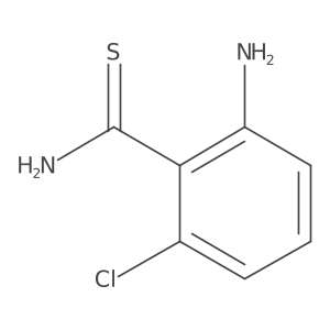 2-Amino-6-chlorobenzothioamide Structure